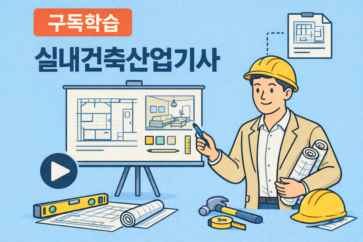 [2025 혁신]구독학습 실내건축과 (실내건축산업기사)